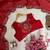 Red colour premium chinon embroidered kurti pant set with dupatta