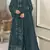 Grey crunchy with embroidery sequin work semi-stitched salwar suit