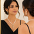 Pearl Necklace and Earring Set, White, Gold-Toned Pendant, Drop Earrings, Bridal Jewellery