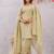 Pista siroski work crunchy straight cut dress material unstitched