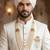   groom sherwani necklace moti mala layered for wedding | groom mala with brooch set