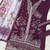Wine color embroideried blended cotton semi stitched salwar suit