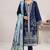 Blue embroidered cotton salwar suit