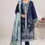 Blue embroidered cotton salwar suit