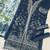 Blue embroidered cotton salwar suit