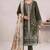 Mehendi embroidered cotton salwar suit