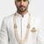   groom sherwani necklace moti mala layered for wedding | groom mala with brooch set