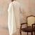 Men white chanderi silk woven design floral straight kurta sets