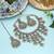 Gold color kundan necklace set