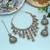 Multi color kundan necklace set