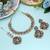 Multi color kundan necklace set