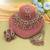 Multi color kundan necklace set