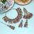 Multi color kundan necklace set