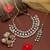 White color kundan necklace set