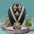White color long kundan necklace set