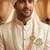   groom sherwani necklace moti mala layered for wedding | groom mala with brooch set