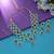 Green color kundan necklace set