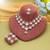 White color kundan necklace set