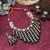 Green color kundan necklace set