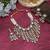 White color kundan necklace set