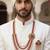   groom sherwani necklace layered moti mala for wedding | groom mala with brooch set