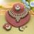 Green color kundan necklace set