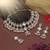 White color kundan necklace set