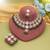Green color kundan necklace set