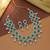 Green color kundan necklace set