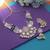 White color choker kundan necklace set