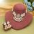 White color choker kundan necklace set