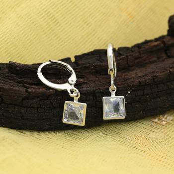 Silver color antique earrings 1