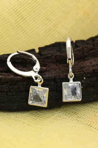 Silver color antique earrings
