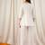Women's Gorgeous Thread Work Cotton Fabric Straight Kurta Pant Set