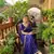 Purple Color  embroidery And sequence work Satin Saree