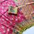 Pink Silk Blend Saree with Blouse