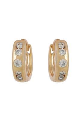 Rose Plated Trendy Bali Huggie Earrings For Wo  And Girls 7