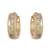 Rose Plated Trendy Bali Huggie Earrings For Wo  And Girls