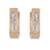 Rose Plated Trendy Bali Huggie Earrings For Wo  And Girls
