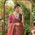 Onion Pink Color embroidery And sequence Work  chiffon Saree