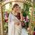 White Color embroidery And sequence Work  chiffon Saree