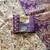 Cream-Purple Silk Blend Saree with Blouse