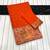 Orange Color Georgette Saree With Blouse