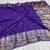 Purple Banarasi Khaddi Crepe Georgette Saree with Blouse