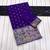 Purple Banarasi Khaddi Crepe Georgette Saree with Blouse