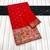 Red Color Meenakari Resham Zari Weaving Buttis Design Banarasi Khaddi Crepe Georgette Saree