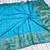 Sky Blue Banarasi Khaddi Crepe Georgette Saree with Blouse