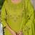 Perrot embroidered marina silk straight kurti pant dupatta set
