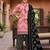 Pink printed cotton blend stitched geometric print salwar kurta dupatta for women
