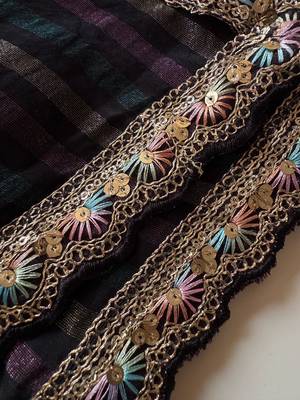 Wine Color georgettete Saree With Blouse 3